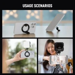 NEEWER PA030 Magnetic IPhone Tripod Mount -Photography Equipment 8 2074500e 97ea 4bec bb7f 6ec715dfcccb