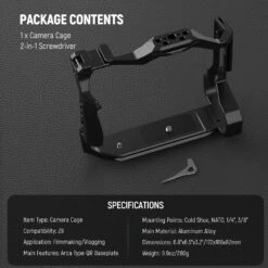 NEEWER CA118 Aluminum Alloy Camera Cage For Nikon Z9 -Photography Equipment 8 379b86b8 addb 4217 9e4a 6c844cb92a22