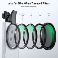 NEEWER FL-P11/FL-P12 7 Pack Clip-On 67mm Filter Set For Smartphones 34 NEEWER FL-P11/FL-P12 7 Pack Clip-On 67mm Filter Set For Smartphones -Photography Equipment 8 395aab89 d45c 4774 b969 0388688ef9ba