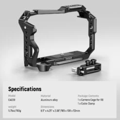 NEEWER CA039 EOS Camera Cage For Canon R8 15 NEEWER CA039 EOS Camera Cage For Canon R8 -Photography Equipment 8 4003917f 39ee 45ab ba53 00f4a8f722d1