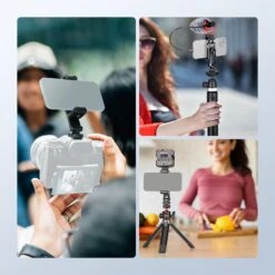 NEEWER BASICS SP-10 Phone Tripod Mount Holder With 1/4" Thread & Cold Shoe 15 NEEWER BASICS SP-10 Phone Tripod Mount Holder With 1/4" Thread & Cold Shoe -Photography Equipment 8 4156a335 744b 4dbd 8c33 c7261e5cad9c