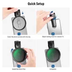NEEWER FL-B21/FL-B25 67mm Variable ND2-32 Filter With Clip For Smartphone -Photography Equipment 8 431ec038 4589 413d 95ff c1f2e094c75c