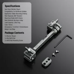 NEEWER GA021 360° Rotatable NATO Monitor Mount For RS/Ronin Gimbal 15 NEEWER GA021 360° Rotatable NATO Monitor Mount For RS/Ronin Gimbal -Photography Equipment 8 553fcc67 25de 4a8c 902c 75eaac0a55cc