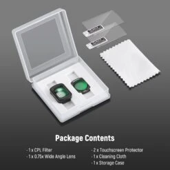 NEEWER FL-B29 2 Pack Filter Set With CPL Filter/0.75X Wide Angle For DJI Osmo Pocket 3 -Photography Equipment 8 55d5eb10 99da 4b83 abd5 71a7e891ca50