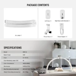 NEEWER BASICS HM01-D 29" 40W Foldable LED Nail Tech Arc Lamp -Photography Equipment 8 5d64af06 b73f 4eaf ad20 3c8e538567e2