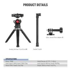 NEEWER TS006 Mini Desk Tripod 15 NEEWER TS006 Mini Desk Tripod -Photography Equipment 8 5e9d6f11 f580 4bf5 a6ab 91a0dbba3082