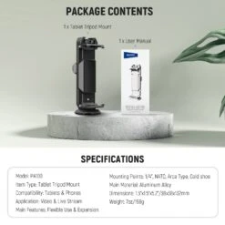 NEEWER PA100 Metal Tablet Holder -Photography Equipment 8 65e4cb22 579e 454a 80a8 51732d216264