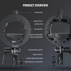 NEEWER CRB1 S Type Bowens Mount Bracket Holder For Round Square Head Flash 15 NEEWER CRB1 S Type Bowens Mount Bracket Holder For Round Square Head Flash -Photography Equipment 8 6da60f07 2dfb 43c6 805b cca3a5a5d662