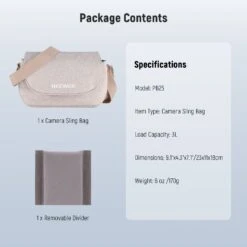 NEEWER PB25 Camera Sling Bag Water Resistant Crossbody 15 NEEWER PB25 Camera Sling Bag Water Resistant Crossbody -Photography Equipment 8 7dd135dd 7189 4818 99c0 27af45777103