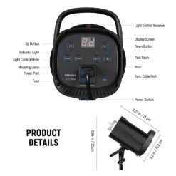 NEEWER S101-300W Monolights -Photography Equipment 8 808ad0ac 8df5 4251 b45d 983cfab44ec4