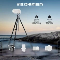 NEEWER LT07 61" Aluminum Travel Tripod -Photography Equipment 8 815959f3 8fd3 40e5 a9bc ee68d3725021