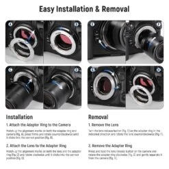 NEEWER NW-ETZ PRO FE/E Mount Lens To Z Mount Camera Adapter 16 NEEWER NW-ETZ PRO FE/E Mount Lens To Z Mount Camera Adapter -Photography Equipment 8 84f2d606 039f 41ac bfff 3e707022c5cf