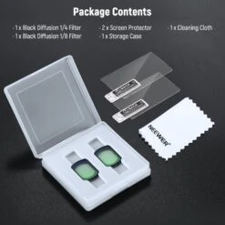 NEEWER FL-B11 2-Pack Magnetic Black Diffusion 1/4 & 1/8 Filter Set For DJI Osmo Pocket 3 15 NEEWER FL-B11 2-Pack Magnetic Black Diffusion 1/4 & 1/8 Filter Set For DJI Osmo Pocket 3 -Photography Equipment 8 8bed80ab c465 4af1 8924 f72b3ee65a7d