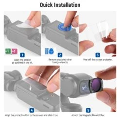 NEEWER FL-75 Variable ND2-ND32 & ND64-ND512 Filters Kit For DJI Osmo Pocket 3 16 NEEWER FL-75 Variable ND2-ND32 & ND64-ND512 Filters Kit For DJI Osmo Pocket 3 -Photography Equipment 8 9d7c084f c780 4b2f 838f 1f099dd95623