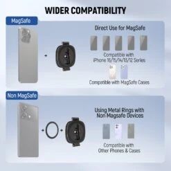 NEEWER PA095 Dual Magnetic Phone Ring Holder 16 NEEWER PA095 Dual Magnetic Phone Ring Holder -Photography Equipment 8 a17abe7d e041 4bae adc5 6a5b99991c97