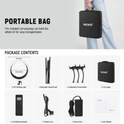 NEEWER RP19H 19 Inch LED Ring Light With 3 Phone Holders 35 NEEWER RP19H 19 Inch LED Ring Light With 3 Phone Holders -Photography Equipment 8 a6b4942d c707 4282 af07 7d2667c9c18c