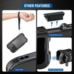 NEEWER PA073/PA074 Phone Cage Compatible With IPhone 16 Pro/Pro Max 16 NEEWER PA073/PA074 Phone Cage Compatible With IPhone 16 Pro/Pro Max -Photography Equipment 8 ad8b2eab 5c3b 4514 b615 4443af200ca9