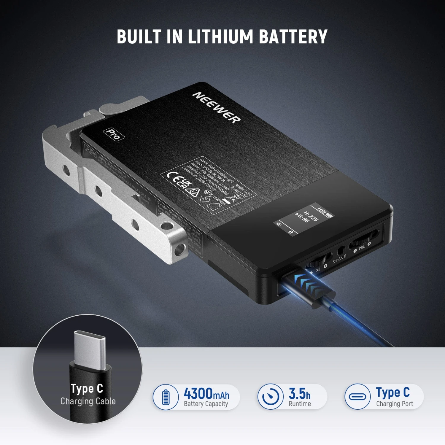 NEEWER SL90 RGB Video Light With App & 2.4G Control 17 NEEWER SL90 RGB Video Light With App & 2.4G Control - Image 17