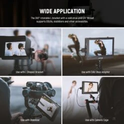 NEEWER F500 5.5 Inch Camera Field Monitor 16 NEEWER F500 5.5 Inch Camera Field Monitor -Photography Equipment 8 b09ed56b 840e 4a27 b71e 4a2eec542add