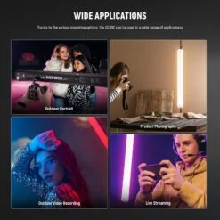 NEEWER BASICS GC30C 30W RGB Handheld Inflatable LED Fill Light 16 NEEWER BASICS GC30C 30W RGB Handheld Inflatable LED Fill Light -Photography Equipment 8 bbd633f1 1a3c 4099 a5d2 6e12eb4cb319