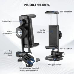 NEEWER SP-18 Phone Tripod Mount Adapter With Arca Type QR Base -Photography Equipment 8 c5631c0f b7a1 4d83 b2ca f8459bbf20fd