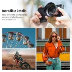 NEEWER LS-66 65mm HD Telephoto Phone Lens With 17mm Thread & Lens Hood -Photography Equipment 8 e974396a e435 4810 a944 7312adc80f24