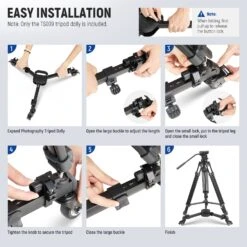 NEEWER TS009 Quick Lock Release Photography Tripod Dolly -Photography Equipment 8 f0828f8b 7133 4972 a205 c60cbba321e0