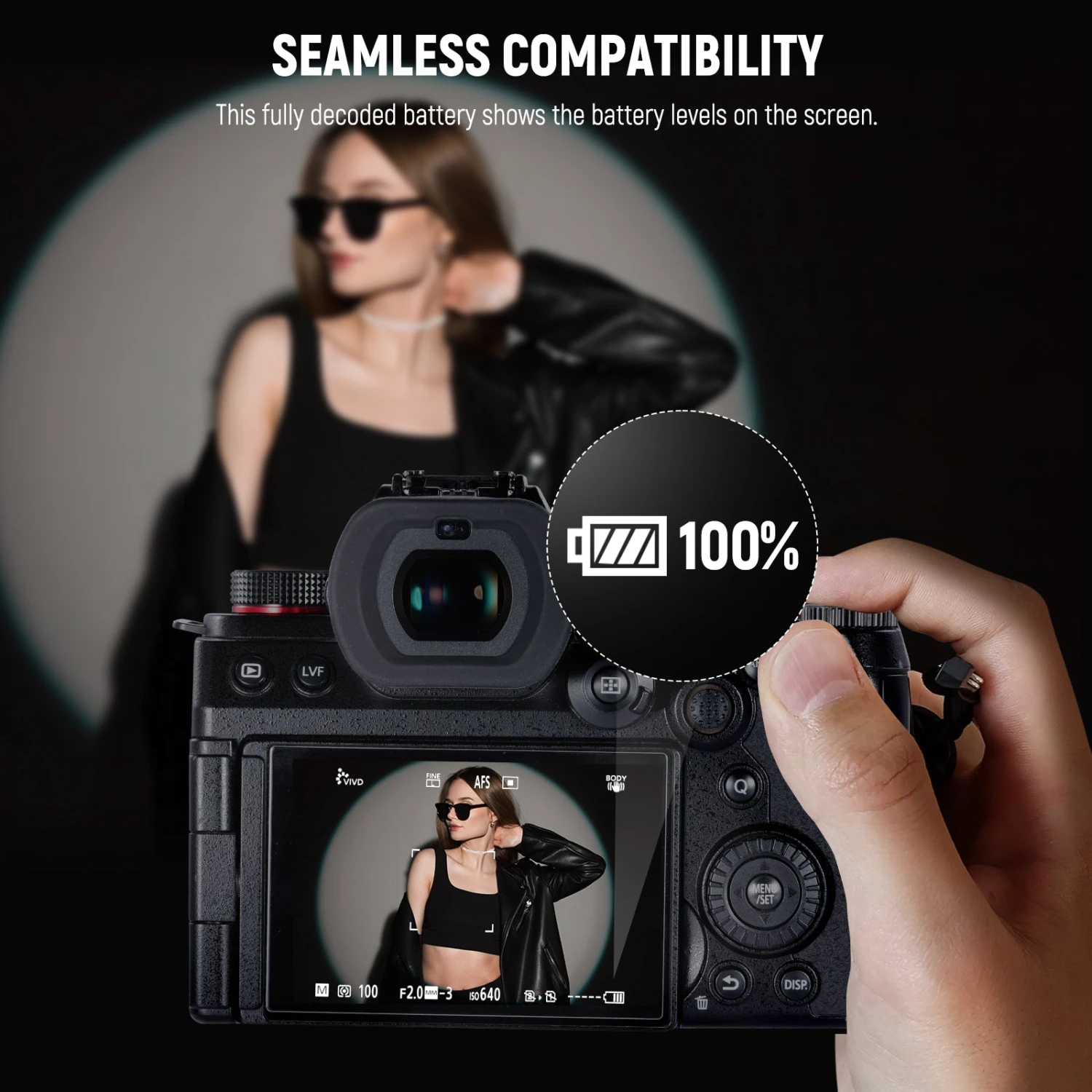 NEEWER 2400mAh DMW-BLK22 Replacement Battery For Lumix Cameras 8 NEEWER 2400mAh DMW-BLK22 Replacement Battery For Lumix Cameras - Image 8