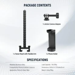 NEEWER PA029 Camera Fence Mounting Kit For Live Streaming 15 NEEWER PA029 Camera Fence Mounting Kit For Live Streaming -Photography Equipment 8 fda40770 c694 4df2 9bc7 0e07a659156b