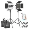 NEEWER 2-Pack SNL530 Bi-Color LED Video Lighting Kit