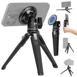 NEEWER PA010+TP29 Magnetic Phone Tripod Set For MagSafe Phone