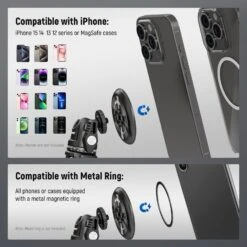 NEEWER PA010+TP29 Magnetic Phone Tripod Set For MagSafe Phone 14 NEEWER PA010+TP29 Magnetic Phone Tripod Set For MagSafe Phone -Photography Equipment 90100764 6