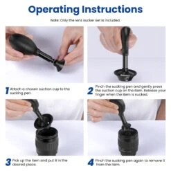 NEEWER 8-in-1 Lens Sucker Kit 13 NEEWER 8-in-1 Lens Sucker Kit -Photography Equipment 99098563 5