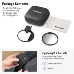 NEEWER FL-45 Clip On 67mm ND Phone Filter Kit 19 NEEWER FL-45 Clip On 67mm ND Phone Filter Kit -Photography Equipment 9 014a5f06 0421 4ba3 aab4 272ffd89d7a5