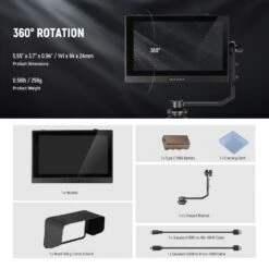 NEEWER F500 5.5 Inch Camera Field Monitor 18 NEEWER F500 5.5 Inch Camera Field Monitor -Photography Equipment 9 17f97d71 8480 4af5 88ef 91849b234b65