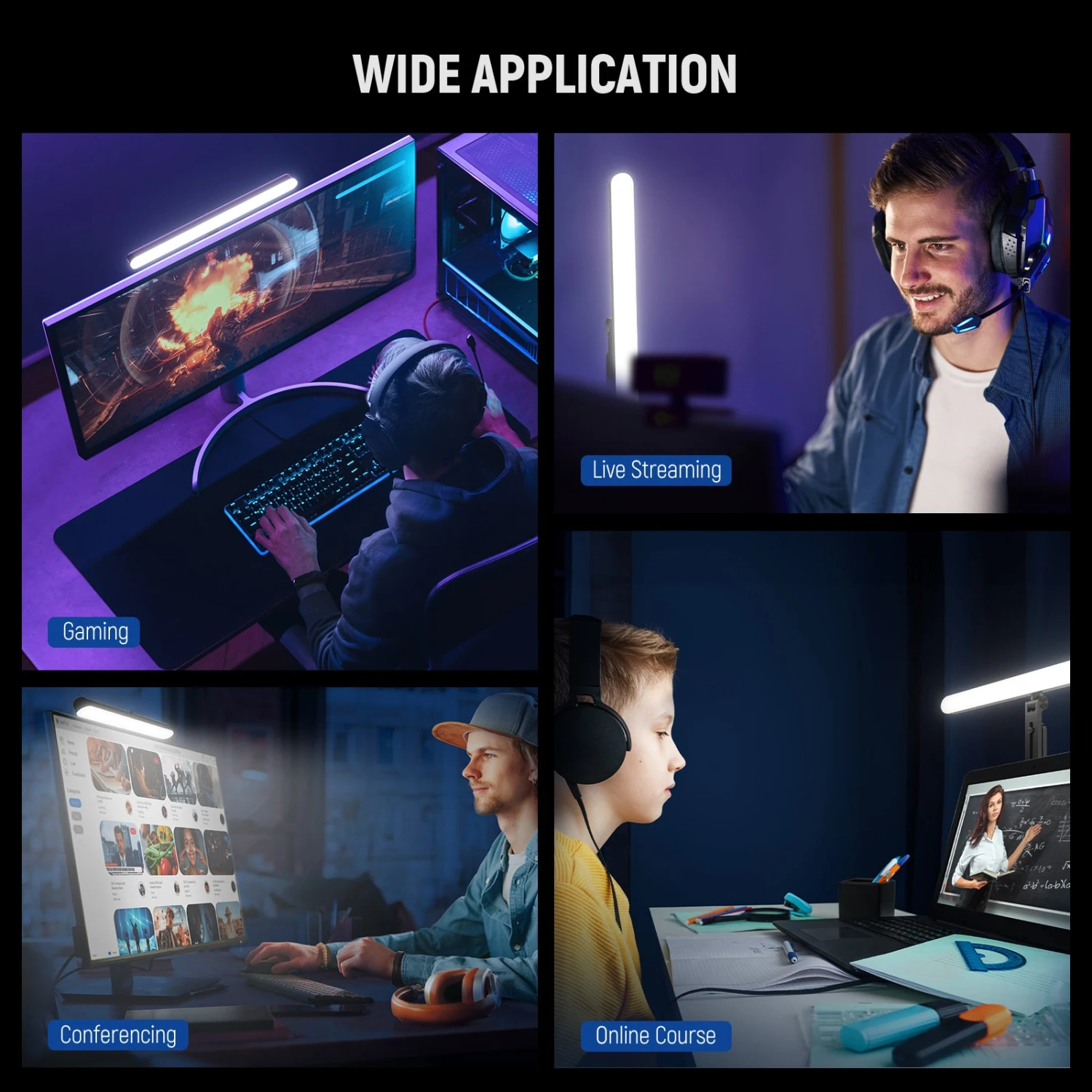 NEEWER TL40 LED Streaming Light Bar Light 9 NEEWER TL40 LED Streaming Light Bar Light - Image 9