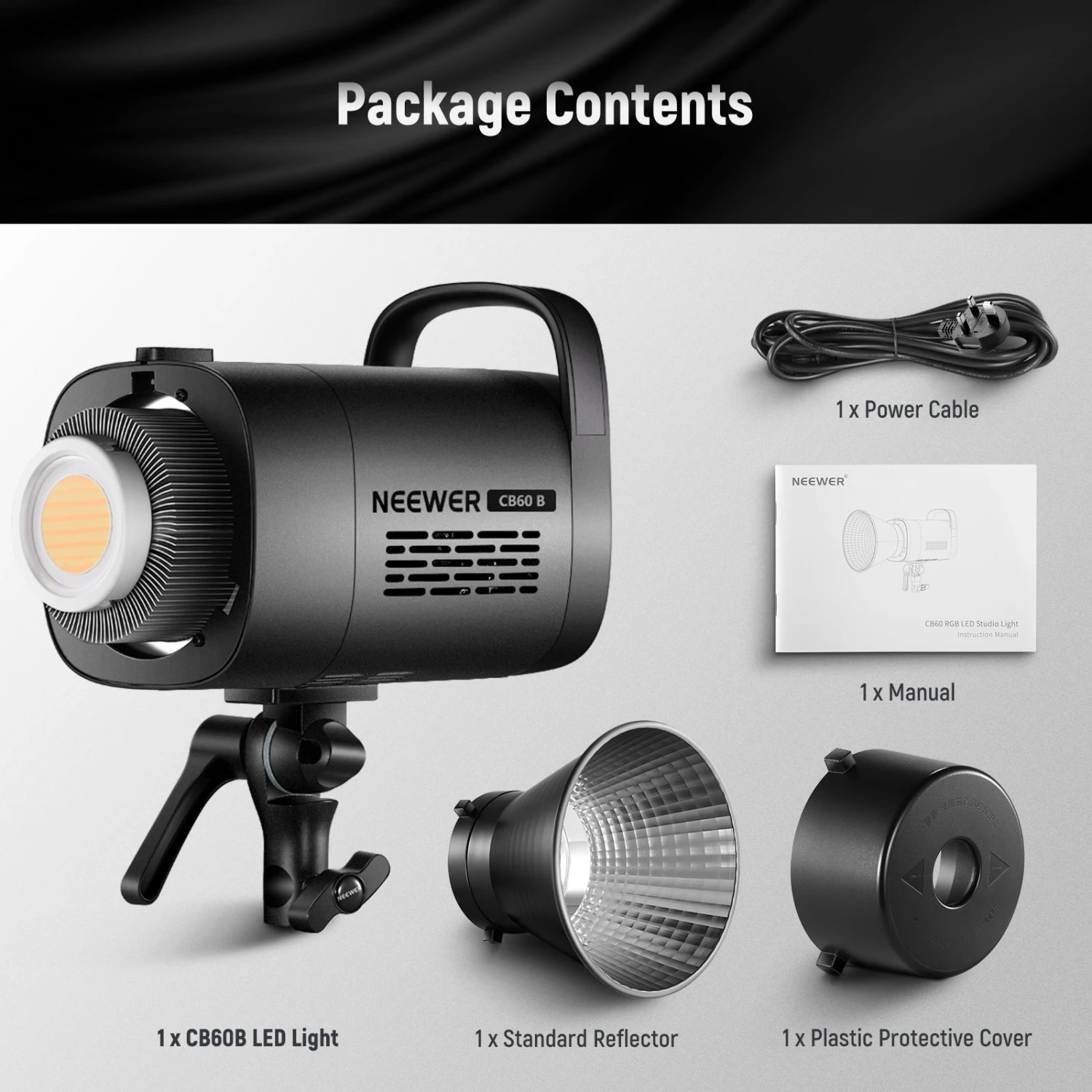 NEEWER CB60B 70W Bi-Color LED Video Light 9 NEEWER CB60B 70W Bi-Color LED Video Light - Image 9
