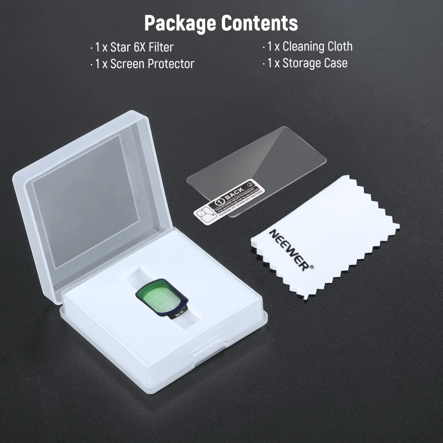 NEEWER FL-62 Star Filter For DJI Osmo Pocket 3 9 NEEWER FL-62 Star Filter For DJI Osmo Pocket 3 - Image 9