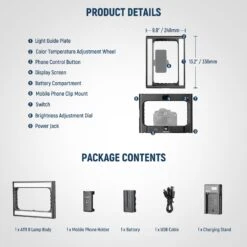NEEWER A111 II Smartphone Video Rig With Light Kit 17 NEEWER A111 II Smartphone Video Rig With Light Kit -Photography Equipment 9 32ef093b a472 44c2 85ca d0f7facb3845
