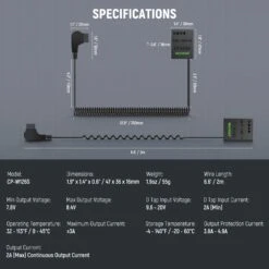 NEEWER CP-W126S D Tap To NP-W126S Dummy Battery With Cable For V Mount Battery 17 NEEWER CP-W126S D Tap To NP-W126S Dummy Battery With Cable For V Mount Battery -Photography Equipment 9 35f130ce 7909 4a5c b8f3 2963f4de6c9e