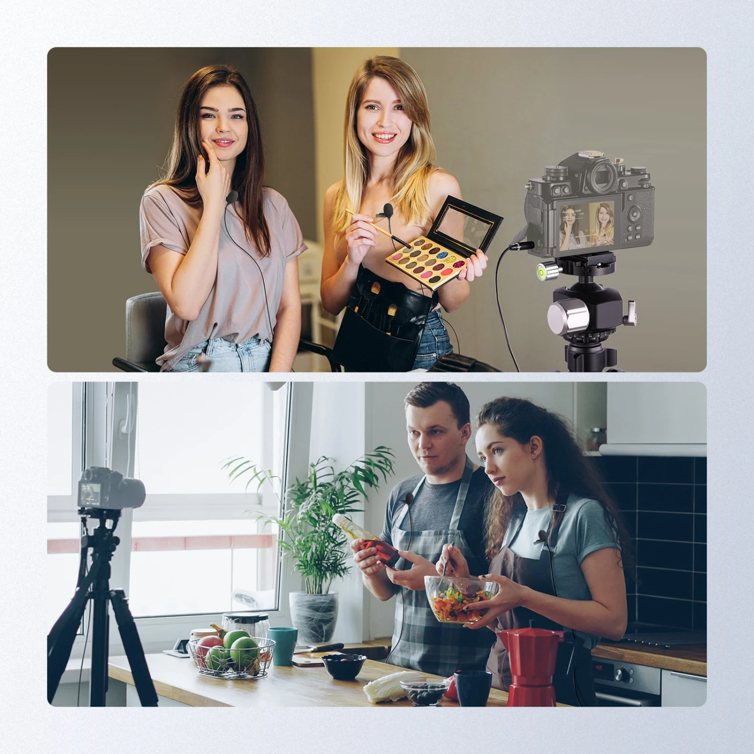 NEEWER LM3 Wired Dual Lavalier Microphones With 13ft 3.5mm TRS Extension Cable 9 NEEWER LM3 Wired Dual Lavalier Microphones With 13ft 3.5mm TRS Extension Cable - Image 9