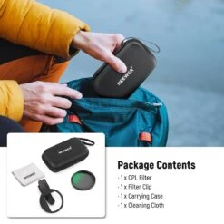 NEEWER FL-B23/FL-B19 67mm Clip On CPL Filter For Smartphone -Photography Equipment 9 57876759 9e75 4144 9328 e076d3cd0fc9