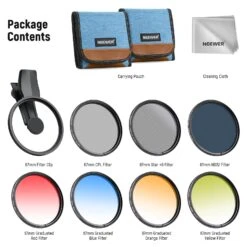 NEEWER FL-P11/FL-P12 7 Pack Clip-On 67mm Filter Set For Smartphones 35 NEEWER FL-P11/FL-P12 7 Pack Clip-On 67mm Filter Set For Smartphones -Photography Equipment 9 66d2d12b acc8 47da 950b e5118b82fd43