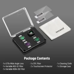 NEEWER FL-B15 Variable ND Filter Set With 0.75X Wide Angle Lens For DJI Osmo Pocket 3 -Photography Equipment 9 70a853c7 43dd 4911 8e82 694009d5c615