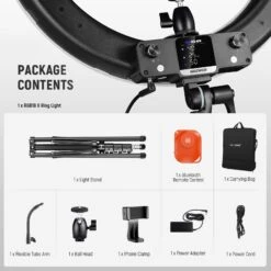 NEEWER RGB18 II 18 Inch RGB LED Ring Light With APP Control 17 NEEWER RGB18 II 18 Inch RGB LED Ring Light With APP Control -Photography Equipment 9 73bae37a 034b 4ef1 b04e bc62b1f649a1