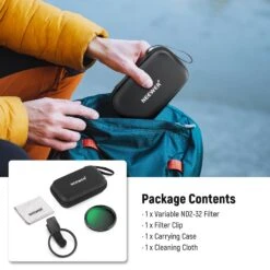 NEEWER FL-B21/FL-B25 67mm Variable ND2-32 Filter With Clip For Smartphone -Photography Equipment 9 8625fb8c 10f6 4f04 906c 7abe22b6528d