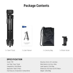 NEEWER Entry Level Version TP53 Metal Travel Tripod 17 NEEWER Entry Level Version TP53 Metal Travel Tripod -Photography Equipment 9 a183dac6 f6aa 4351 8314 7bf6df37ec5f