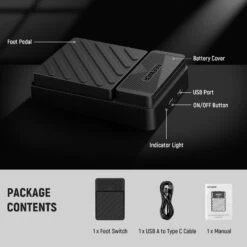 NEEWER RT112 Foot Switch For NEEWER Teleprompter App 17 NEEWER RT112 Foot Switch For NEEWER Teleprompter App -Photography Equipment 9 a315c56d 9752 44a6 8652 333b62acee28