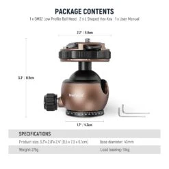 NEEWER GM32 Upgraded Low Profile Ball Head 17 NEEWER GM32 Upgraded Low Profile Ball Head -Photography Equipment 9 a784e711 72b9 43f5 a6f0 7be4108064b8