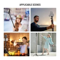 NEEWER TS05 65.2" All Metal Phone Tripod With Remote 17 NEEWER TS05 65.2" All Metal Phone Tripod With Remote -Photography Equipment 9 d6b06e2a e3e8 4f2c b2c2 95c235d2e95e